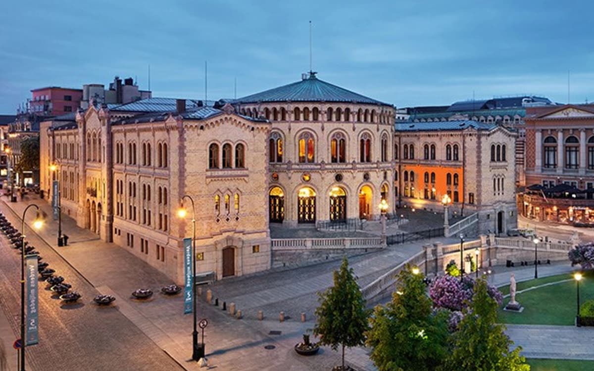 Stortinget. Foto.